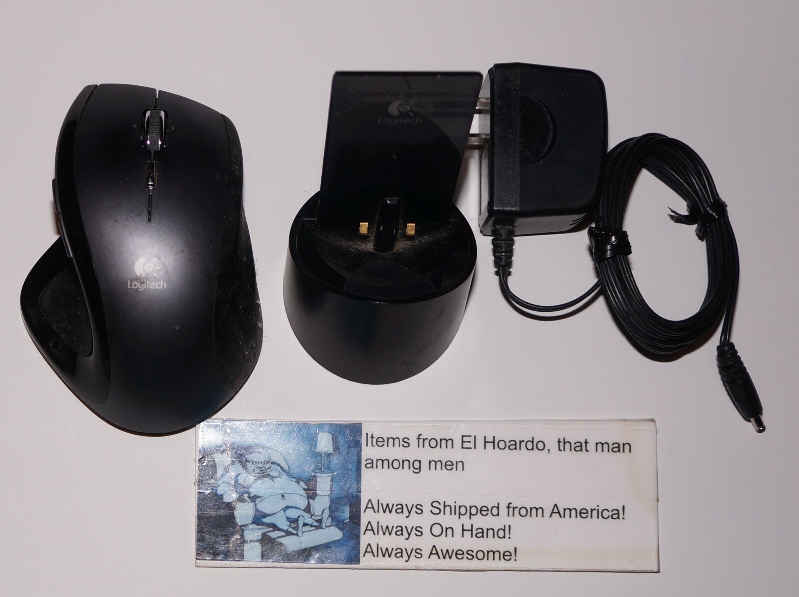 Logitech M-RBQ124 MX Revolution Wireless Cordless Mouse | 7 Buttons ...
