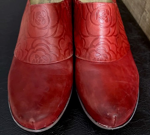 L'Artiste Spring Step Cuero Rojo Oscuro Mula Banda 37 Usado en Excelente Condición EE. UU. 6,5 - Imagen 3 de 12