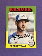 2024 Topps Heritage Forrest Wall Rookie #494 Atlanta Braves RC (E)
