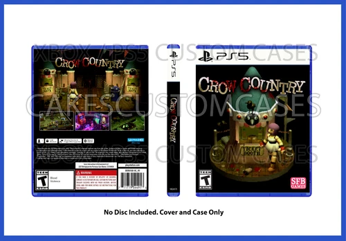 CUSTM REPLACEMENT CASE NO DISC Crow Country PS5 NO GAME