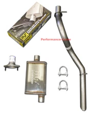 1997 - 2000 Jeep Wrangler 2.5 4.0 Performance Exhaust w/ 14" MagnaFlow Muffler