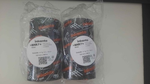 2x INKANTO AXR7+ RUBAN TRANSFERT THERMIQUE RESINE 110mmx300m REF: T22427IO - Bild 2 von 4