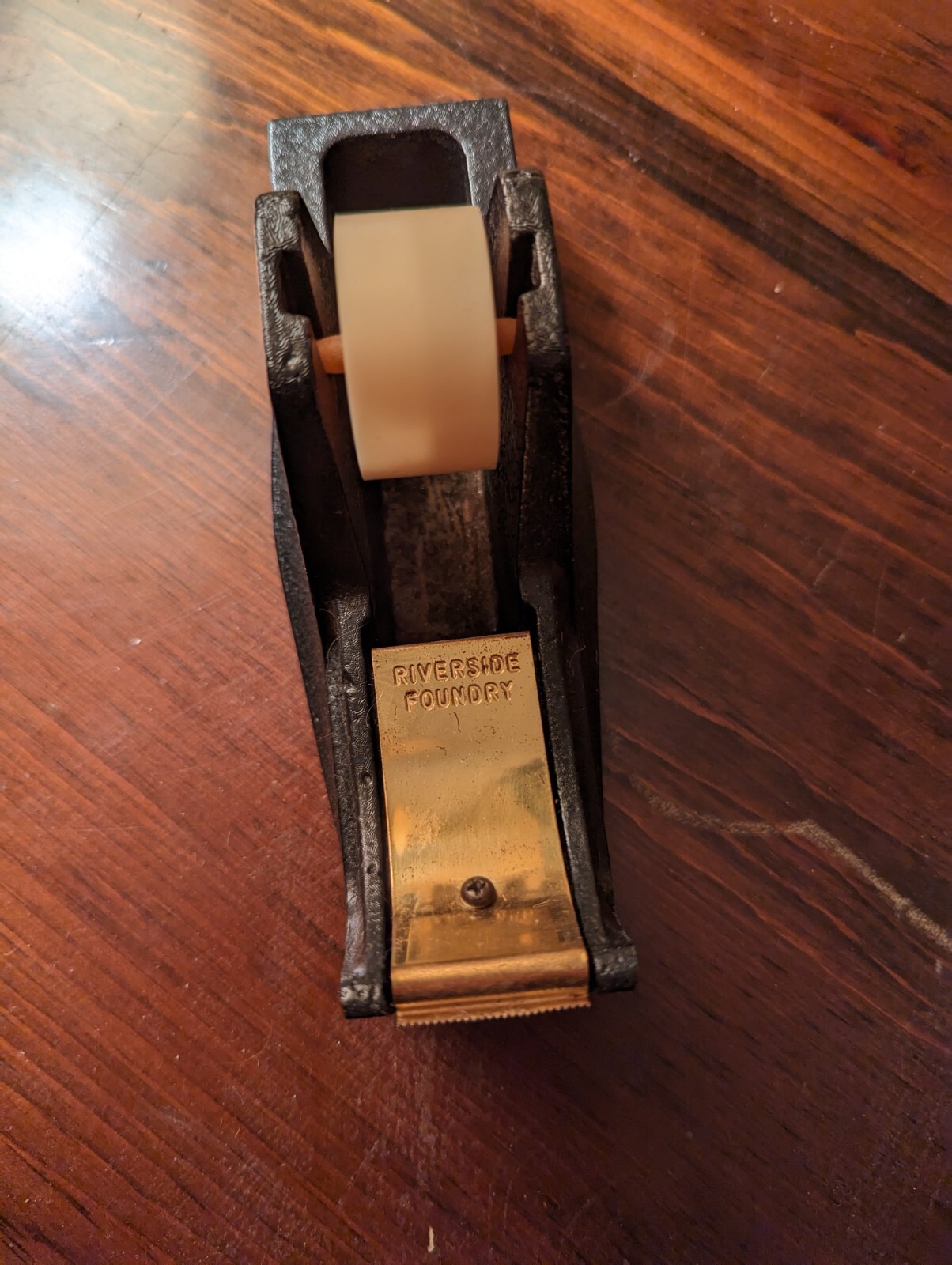 Antique Riverside Foundry Cast Iron Tape Dispenser Black eBay