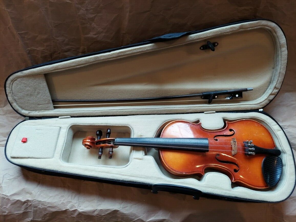 Suzuki 101RR (3/4 Size) Violin, Japan, w/ case & bow, Fair