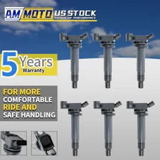 Set of 6 Ignition Coils For 1998-06 Toyota Camry Avalon Lexus ES300 RX300 UF267
