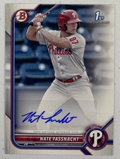 2022 Nate Fassnacht Bowman Paper Auto Phillies