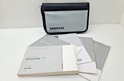 2007 Nissan Maxima Owners Manual With Case OEM Operation Guide Fuses Fluids Book