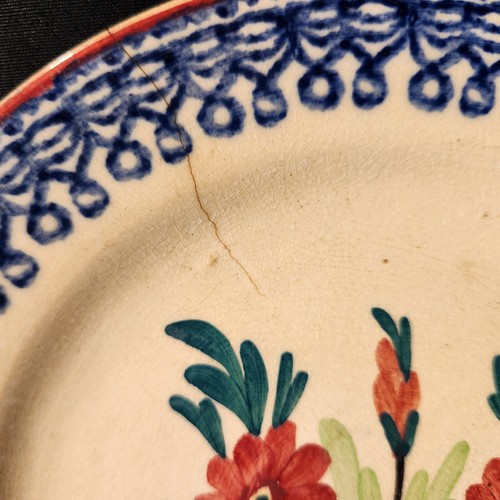 Auld Heather Ware-Scotland- Spongeware-Stick Spatter-7 1/2" diameter - Picture 4 of 8