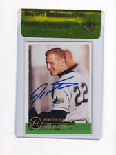 Josh Hamilton 1999 Just Minors Rookie Card #93 Beckett Authentic Autograph
