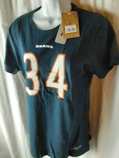 Chicago Bears Walter Payton #34 NFL Women's Mitchell & Ness Shirt MSRP $45