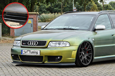 FRONT SPOILER LIPPE Stoßstange Optik Schwarz Glanz Für Audi A4 B9 8W 15-19 EUR 75,59 - FR