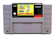 Tiny Toon Adventures Busts Loose Super Nintendo SNES Game Tested Working! (J1)