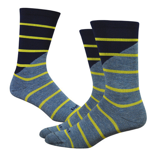 Defeet Mondo Wool Comp 7" Tieon (Sapphire/Navy) Cycling Sock - Picture 1 of 1