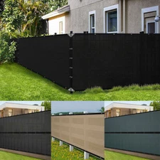 50ft Privacy Screen Fence Garden Windscreen Mesh Shade Sail Net Barrier Cover US