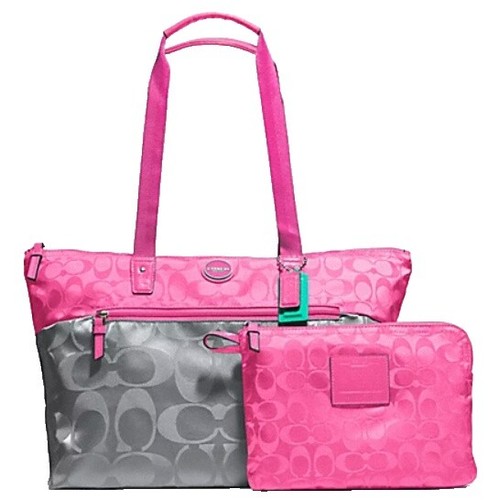 RARE Coach Straw Hamptons Weekend Limited Edition Dragonfly Tote