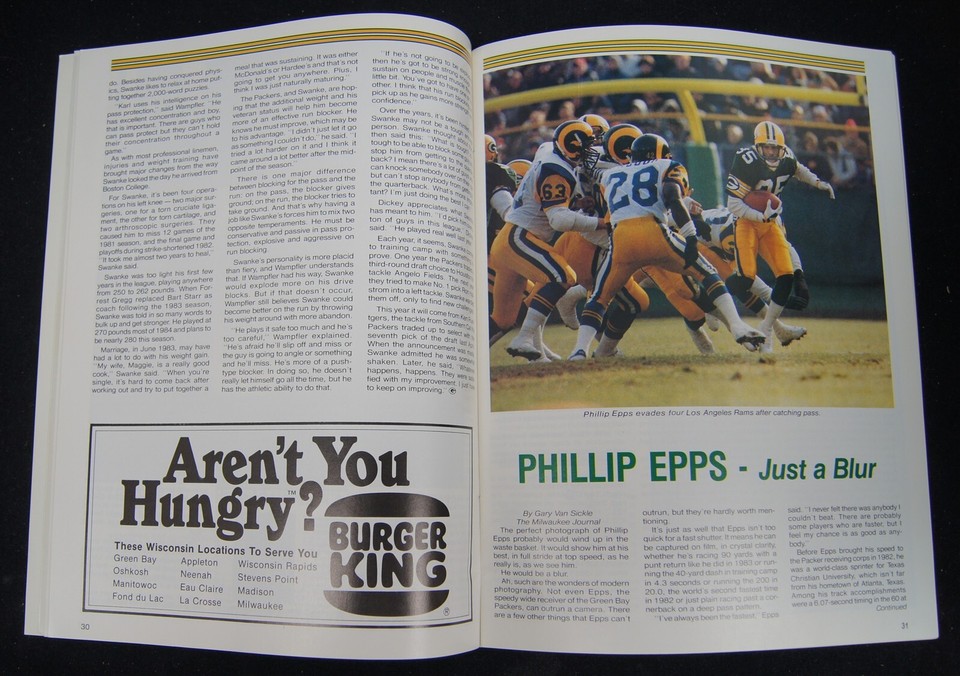 1985 Official Yearbook of the Green Bay Packers | eBay