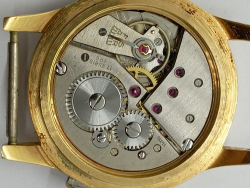 Vintage FLEURIER BRAILLE Watch For The Blind Gold Plated G20 cal. 196 Unitas 199 - Picture 19 of 23