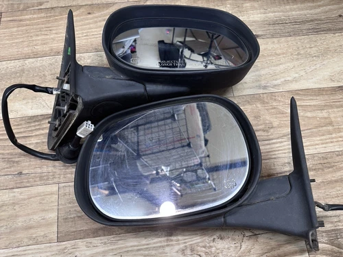 98-02 Dodge Ram Side Mirrors 1500 2500 3500 Truck Heated Power Pair OEM Black