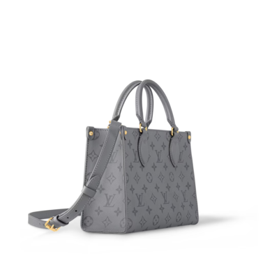 NIB Louis Vuitton OnTheGo PM Trianon Gray M12465 100% Authentic | eBay