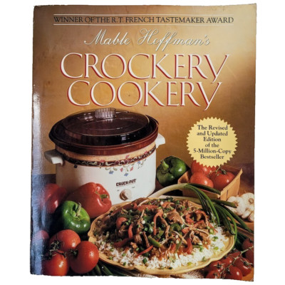 Crockery Cookery by Mable Hoffman Crockpot Slow Cooker Recipes Revised Updated