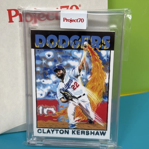 2021 Topps PROJECT 70 card #150 1986 Clayton Kershaw by Chinatown Market SP/1987