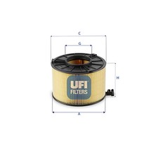 Luftfilter UFI 27.G10.00 Filtereinsatz für AUDI A5 Sportback F5A F5F A4 B9 Avant
