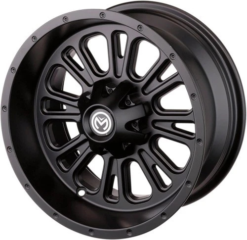 Moose 399X Wheel - 12x7 - 4+3 Offset - 4/156 - Black ATV/UTV 399MO127156MB4 - Image 2 of 4