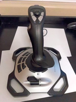 Logitech X3D Extreme 3D Pro Joystick USB J-UF17 Microsoft Flight Simulator WORKS
