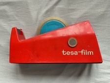 Alter sehr gro&szlig;er Tesa Film Beiersdorf Abroller f&uuml;r B&uuml;ro der siebziger Jahre