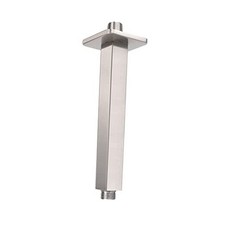 Ceiling Mounted Shower Arm, Rain Shower Square Extension Brushed Nickel 6 Inch