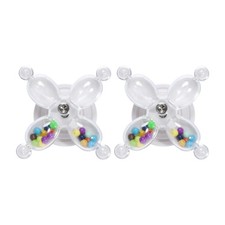 Parrot Spinner Toys Bird Toys For Parakeets Interactive Rattle Rotating Toy