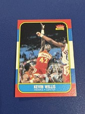 1986-87 Fleer - Kevin Willis Rookie Card  #126. rookie card picture