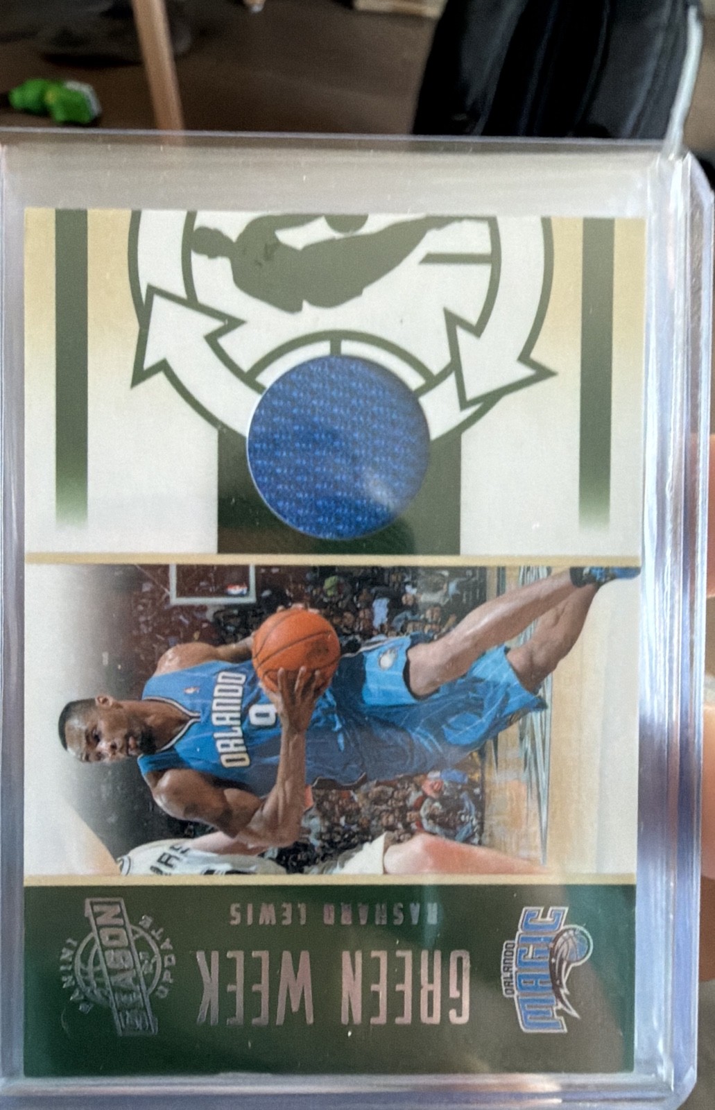 2010-11 Panini Season Update - Green Week Jerseys Rashard Lewis #22 /799 (MEM)