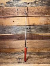 Vintage Adjustable 2-Tine Hot Dog Skewer Fork...