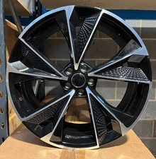 Audi A5 A6 A7 A8 Q5 x4 20" Audi RS7 2020 Style Alloys Black MF 5x112 Et30 C