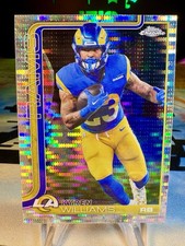 2025 Kyren Williams Topps Chrome Pulsar Refractor #168 Los Angeles Rams