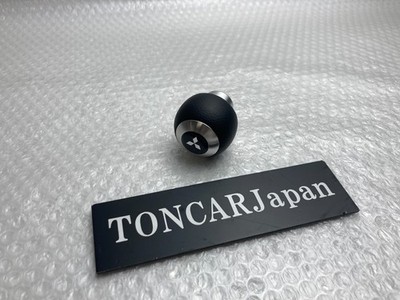 Mitsubishi Lancer Evo X CZ4A SST Shift Knob Black Leather Aluminum