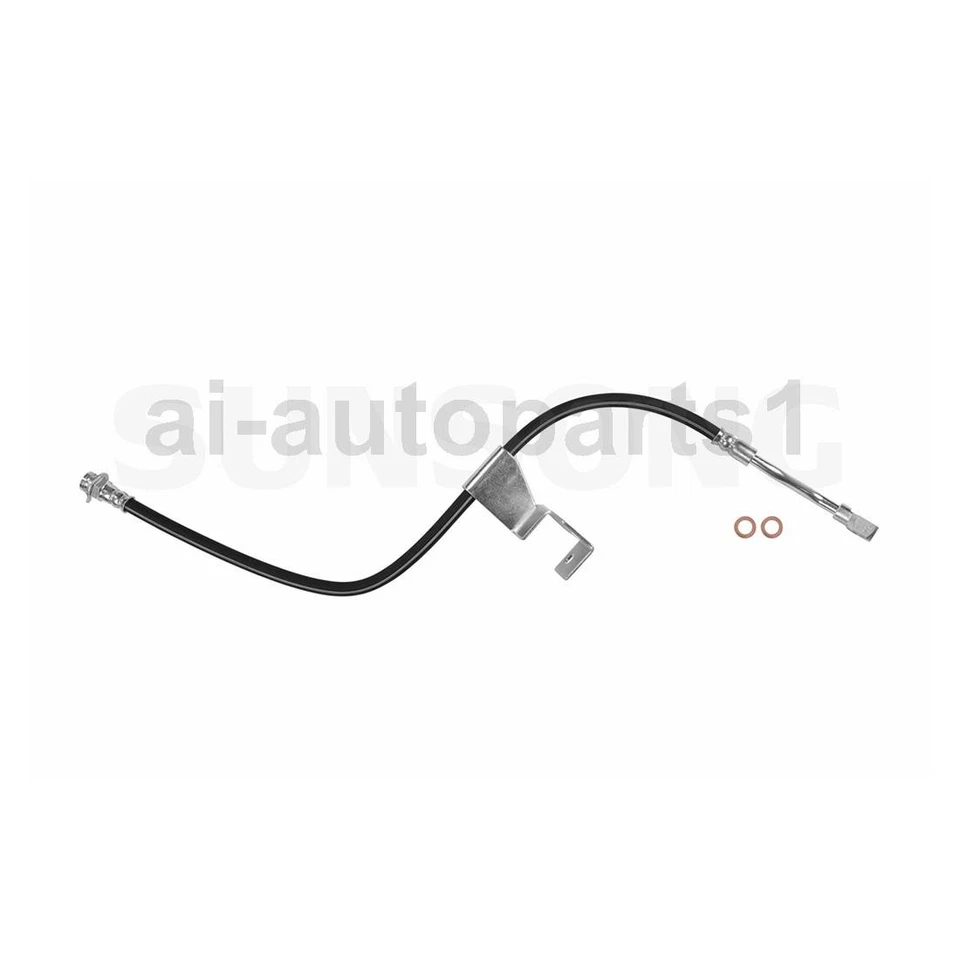 Manguera hidráulica de freno delantera izquierda y derecha 2 piezas para Chevrolet K2500 1988-1995 Foto 3 de 4