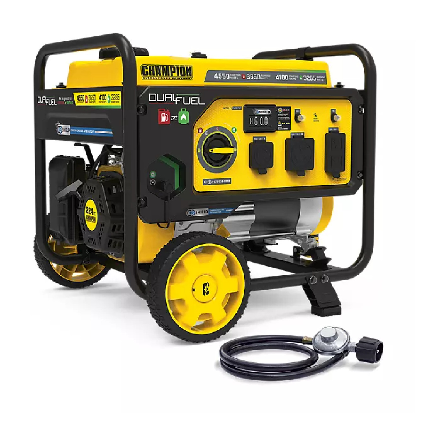 Champion Power Equipment 201280 3650-Watt Dual Fuel Portable Generator With CO 65590₽