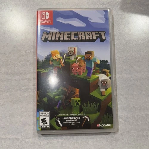 Minecraft Super Mario Mash-Up Nintendo Switch Game with Case & Inserts