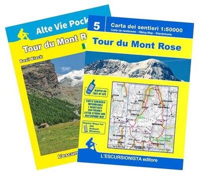 Buch - Basil Black - Tour Du Mont Rose. Ediz. Mehrsprachig. Mit Karte 1:50.000