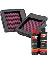 K&N Air Filter 33-2413 + Recharge Kit fits Nissan GT-R 3.8 R35 NISMO