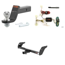 CURT Class 3 Towing Kit Trailer Hitch, Wiring, Ball Mount - 13013, 55379, 45856