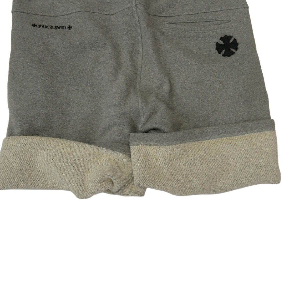 CHROME HEARTS Y NOT CH Plus Patched Logo Embroidered Sweat Shorts Used LIFE-0 thumbnail 9