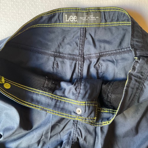 Lee Big Boy’s Shorts size 16 Husky Adjustable Waist Comfy Zip Pocket Casual Blue - Picture 9 of 12