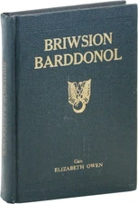 Elizabeth Owen BRIWSION BARDDONOL 1st ed Denver: 1927 [Welsh language poetry] VG