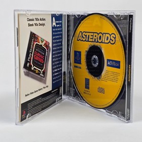 Asteroids (PlayStation 1 PS1) Black Label CIB COMPLETE