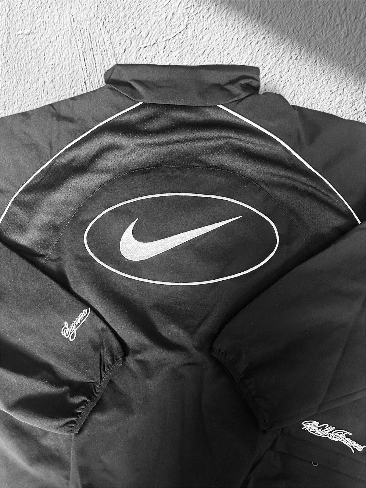 Supreme x Nike SS25 Black Windbreaker Track Jacket - Small image 6
