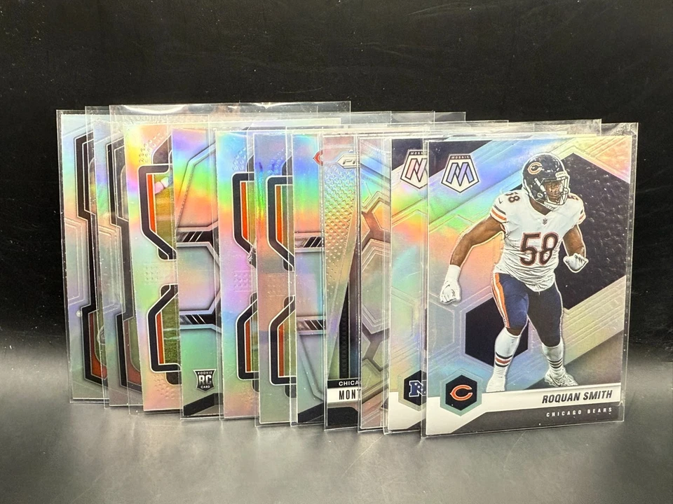 Lote de 146 tarjetas de fútbol americano Chicago Bears - Prizm & Mosiac Rookies & Veters - Paralelos Foto 3 de 4