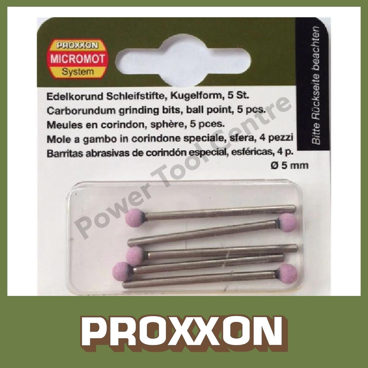 Proxxon 28288 Flexible Polishers for finish grinding and polishing - 5 pieces